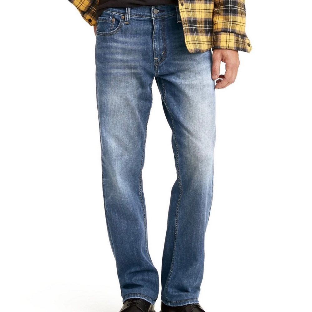 Levi’s 559 Relaxed Straight Distressed Denim Jeans 34 x 30